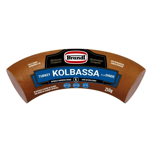 Brandt Meats Brandt Turkey Kolbassa Sausage, 250 g