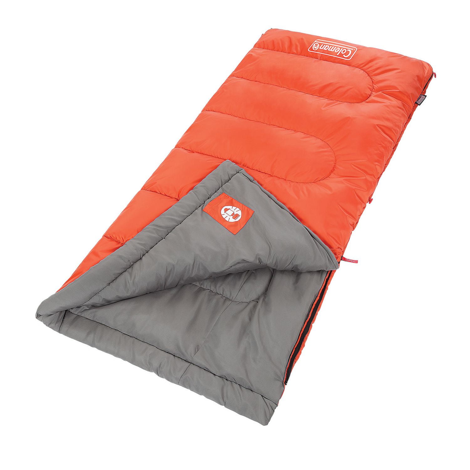 coleman orange sleeping bag