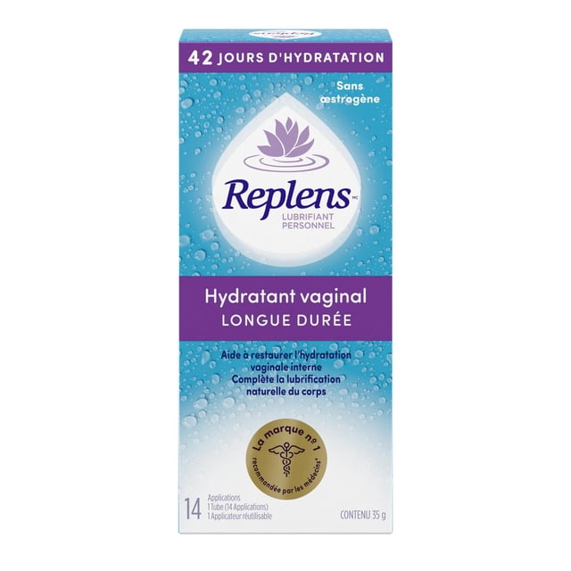 Replens Hydratant et Lubrifiant Vaginal Longue Durée, 14 applications, 35 ml