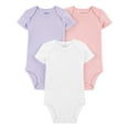 thumbnail image 1 of Carter's Child of Mine Baby Girls' 3-Pack Bodysuit, 1 of 4