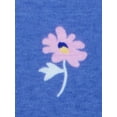 thumbnail image 3 of Carter's Child of Mine Baby Girl Bodysuits - Indigo Flower, 3 Pack, 3 of 4