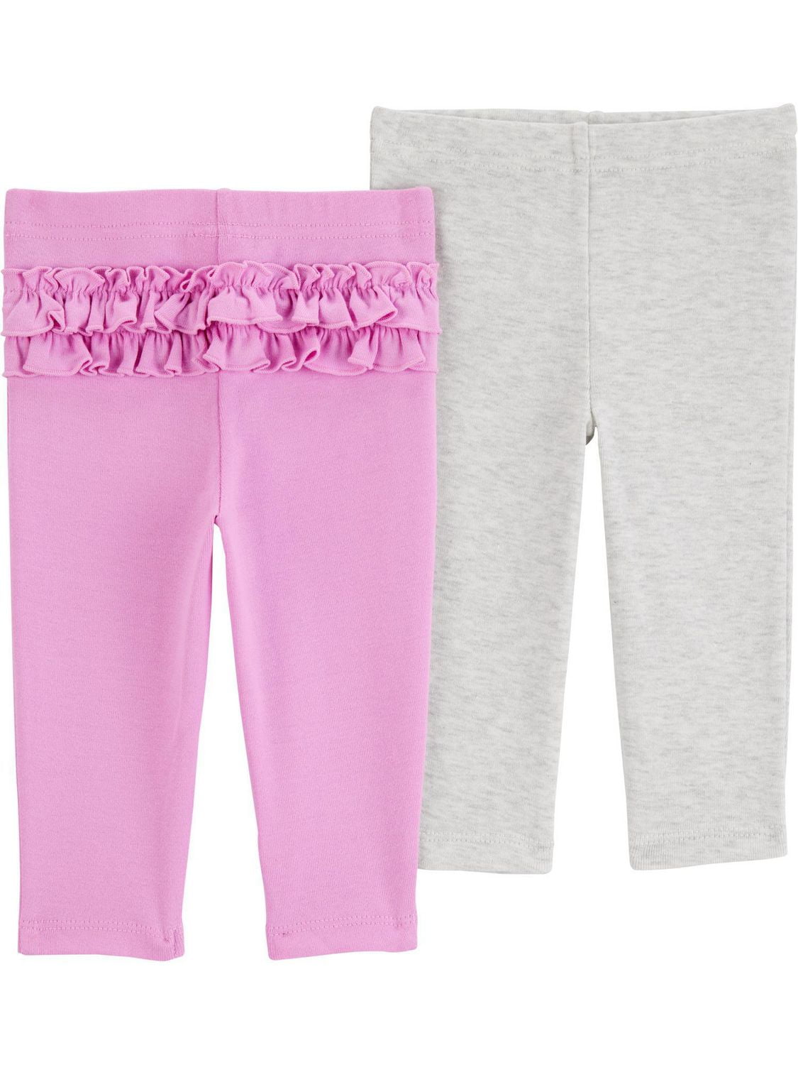Carter's Child of Mine Baby Girl Pants, 2-Pack