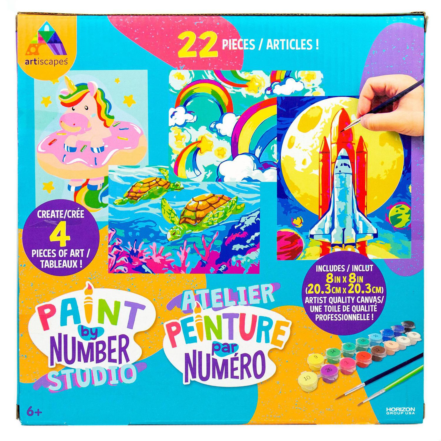 hinkler art maker paint by numbers