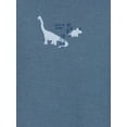 thumbnail image 2 of Carter's Child of Mine Baby Boys' Blue/White Bodysuits, 3-Pack, Sizes Preemie-18 Months, 2 of 4