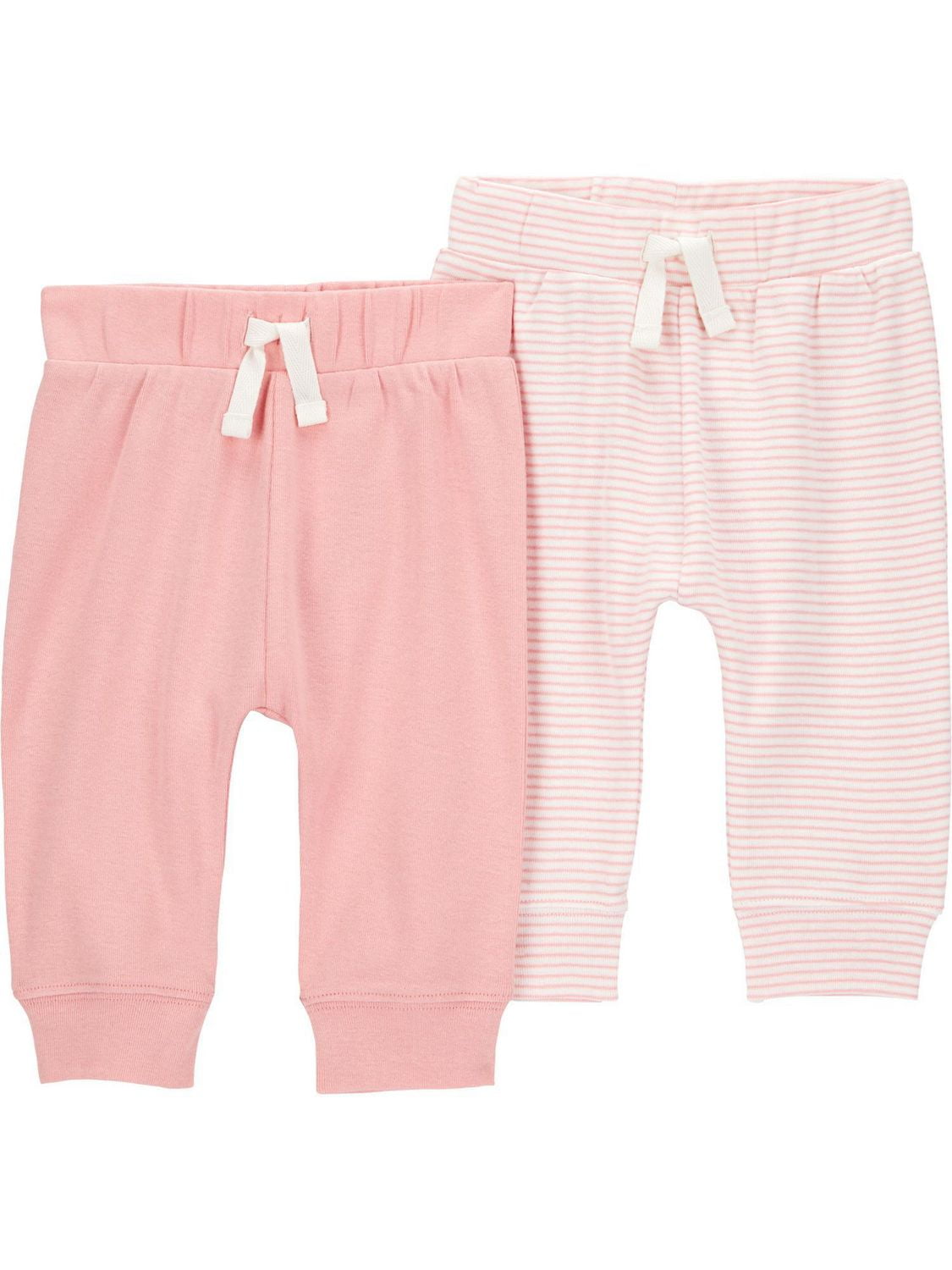 Carter's Child of Mine Baby Girls' Pants, 2-Pack, Sizes Preemie-18 Months