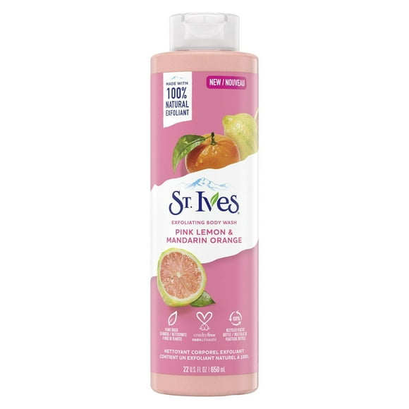 St. Ives Pink Lemon & Mandarin Orange Body Wash, 650ml Body Wash