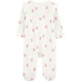 thumbnail image 2 of Carter's Child of Mine Baby Girls' White Owl Sleep N Play Set, 2-Pack, 2 of 3