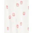 thumbnail image 3 of Carter's Child of Mine Baby Girls' White Owl Sleep N Play Set, 2-Pack, 3 of 3