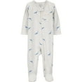 thumbnail image 1 of Carter's Child of Mine Baby Blue Dino Sleep N Play Set, 2-Pack, 1 of 3