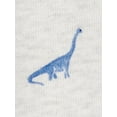 thumbnail image 3 of Carter's Child of Mine Baby Blue Dino Sleep N Play Set, 2-Pack, 3 of 3