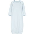 thumbnail image 1 of Carter's Child of Mine Robe bébé garçon à rayures bleues, 1 of 4