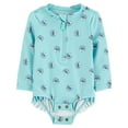 thumbnail image 2 of Carter's Child of Mine Fleur bleue pour bébé fille 1 pièce, 2 of 4
