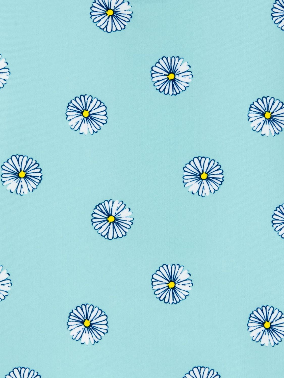 Carter's Child of Mine Baby Girls' Blue Flower 1 Piece, Sizes 0-3months - 24months