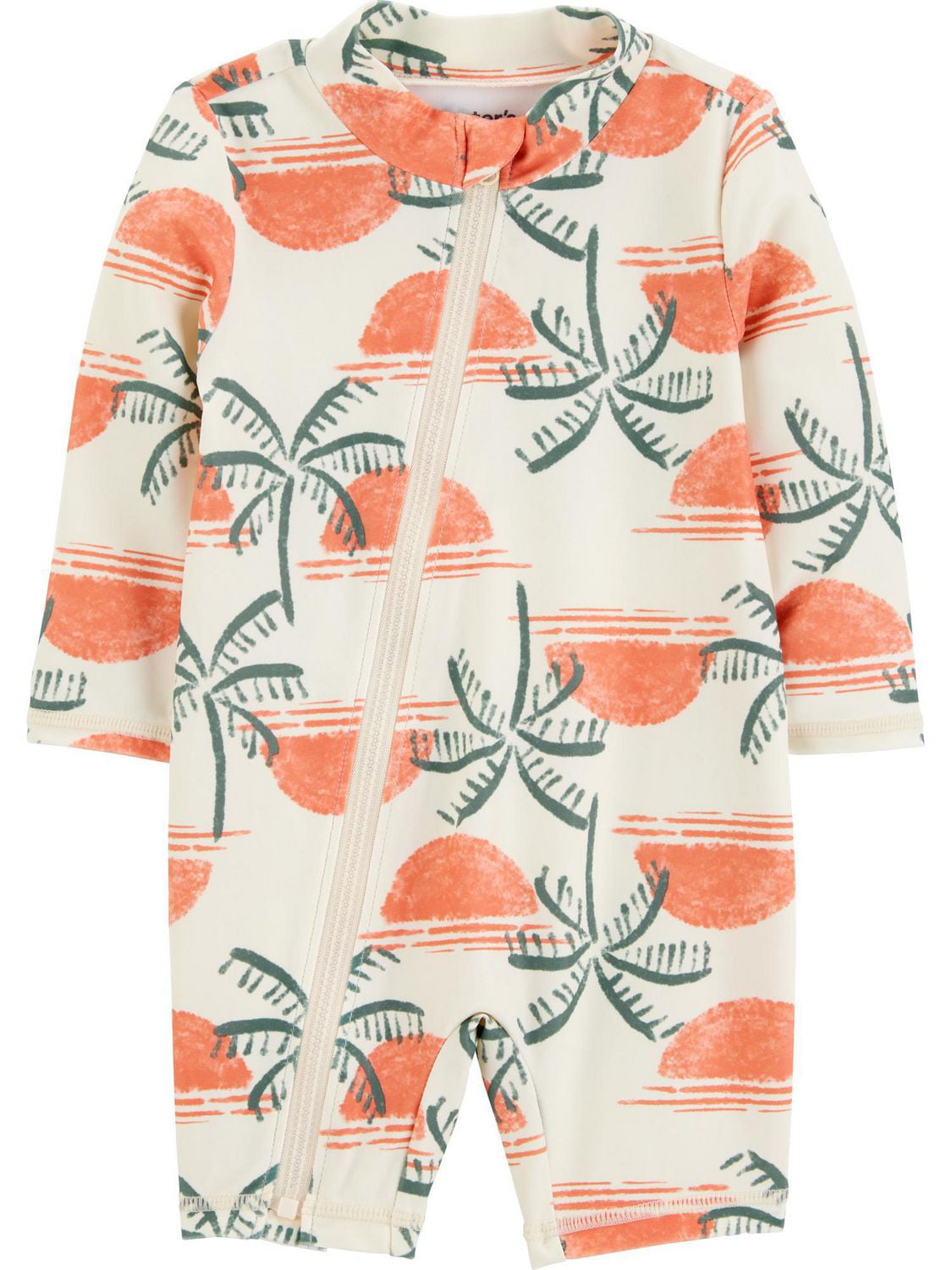 Carter's Child of Mine Baby Boys' Orange Palm Tree 1 Piece