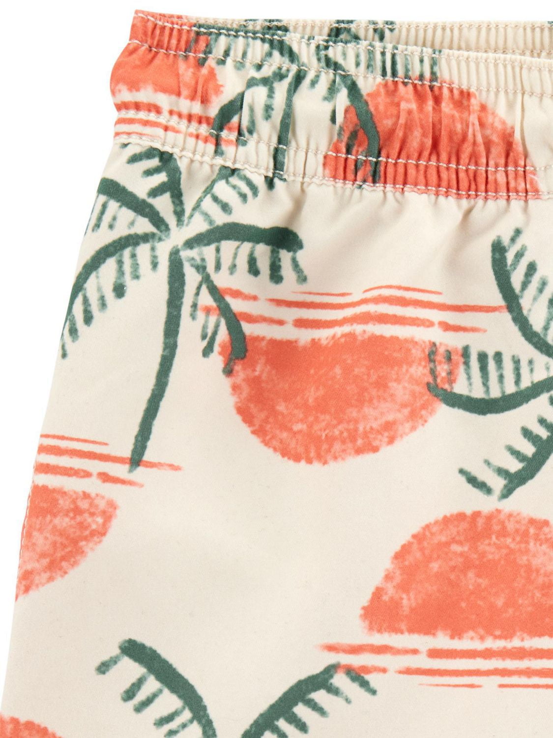 Carter's Child of Mine Baby and Toddler Boys' Orange Swimsuit Set, 2-Piece, Sizes 0/3 Months-5T