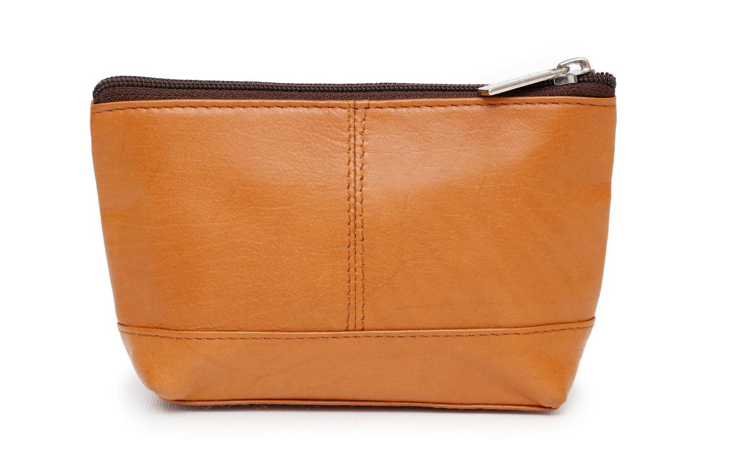 Ashlin Leather Compact Utility-Cosmetic Bag - Bronze | Walmart Canada