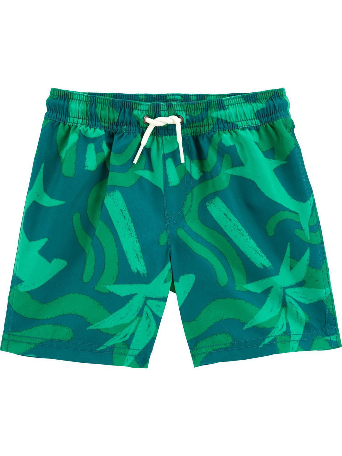 Carter's Child of Mine Baby and Toddler Boys' Green Swimsuit Set, 2-Pack, Sizes 0/3 Months-5T