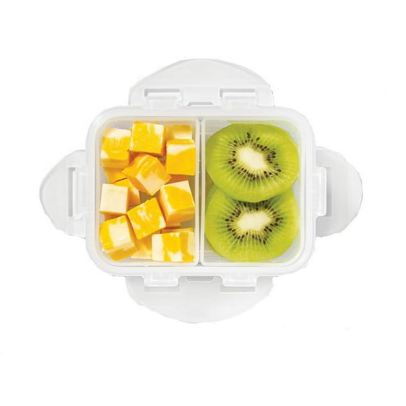 Starfrit LocknLock Lunch 11 oz / 350 ml Rectangular Container with Divider, Nestable and stackable