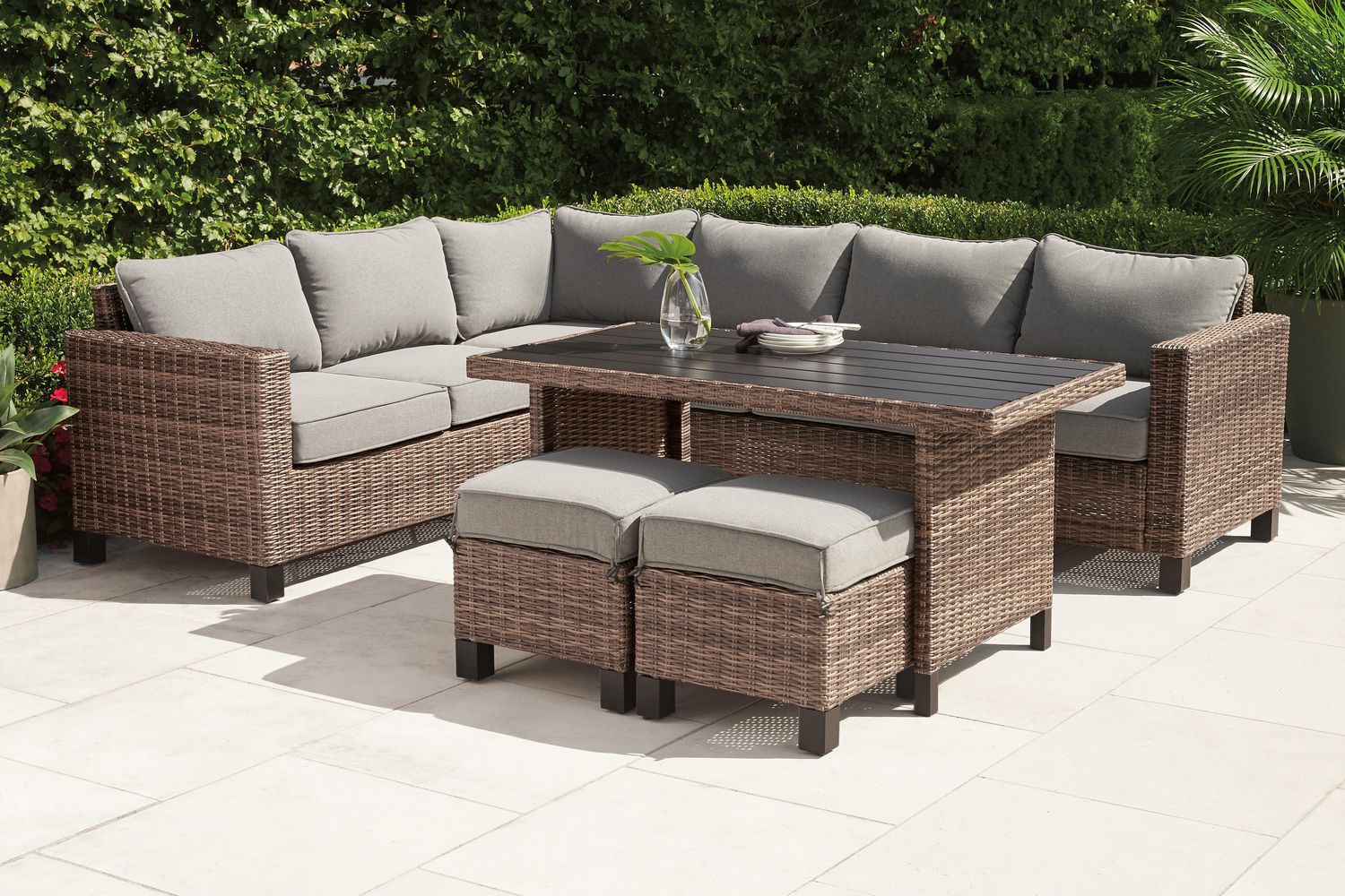 Hometrends Brookbury 5 Piece Sectional, Sectional Patio Sets Canada