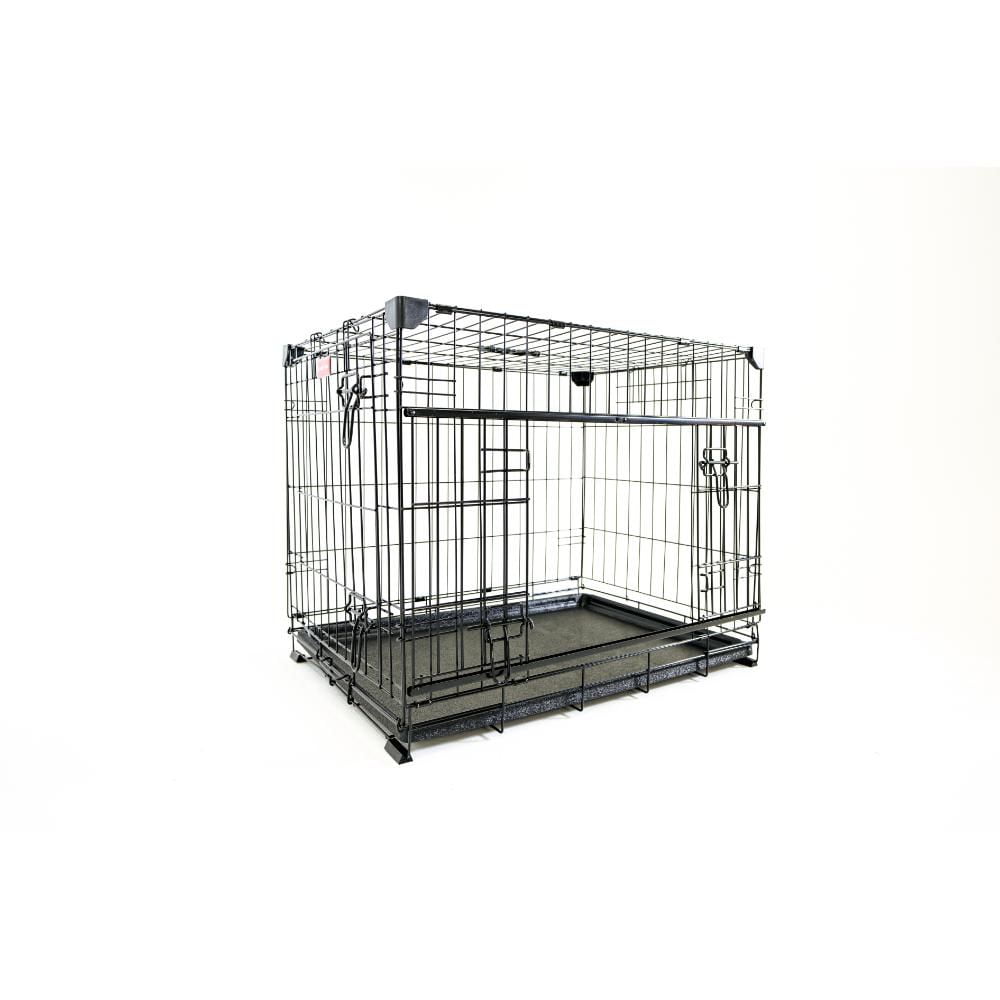 Lucky Dog Whisper Glide 24 Inch Sliding Double Door Crate