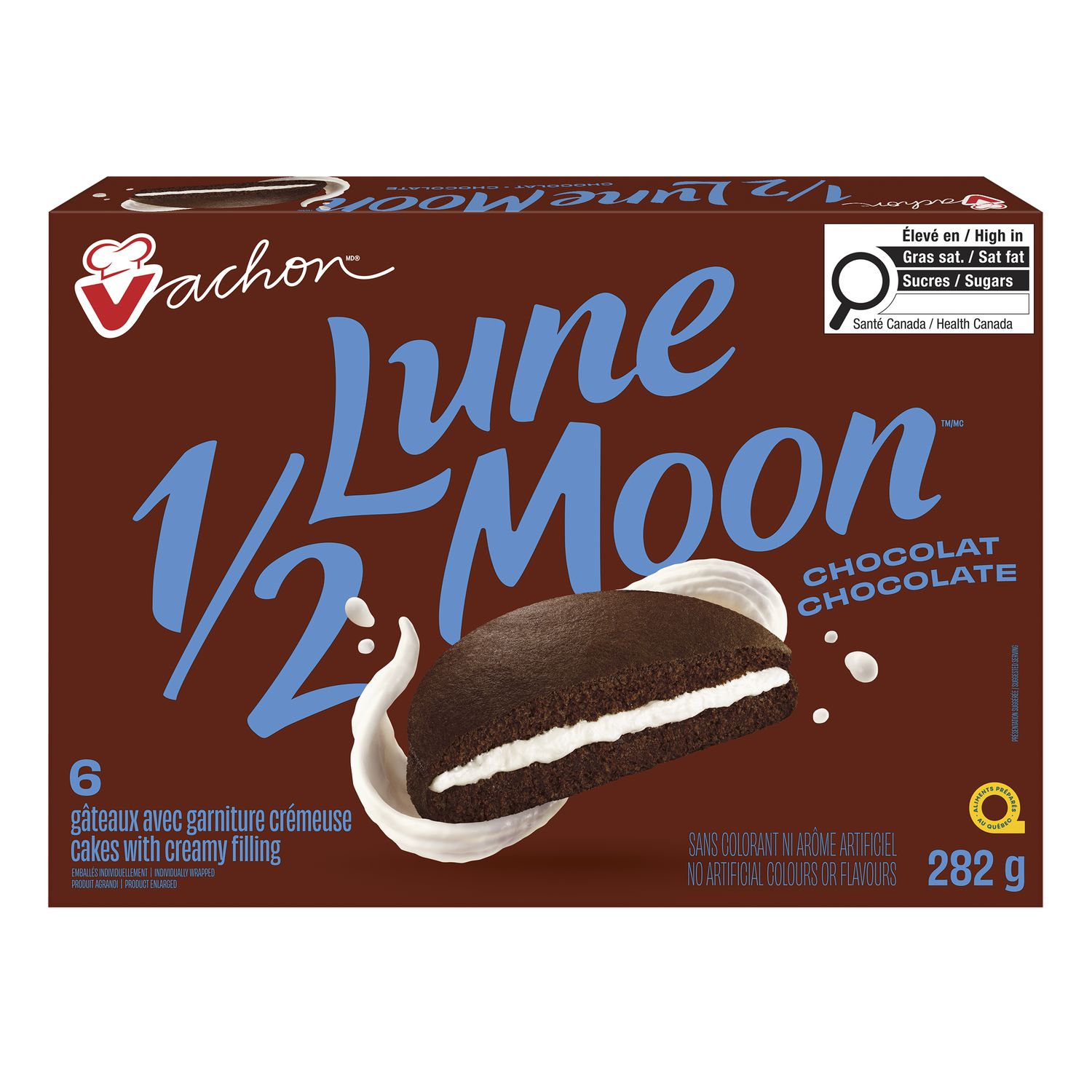 Gâteaux ½ Luneᴹᴰ moelleux au chocolat de Vachonᴹᴰ
