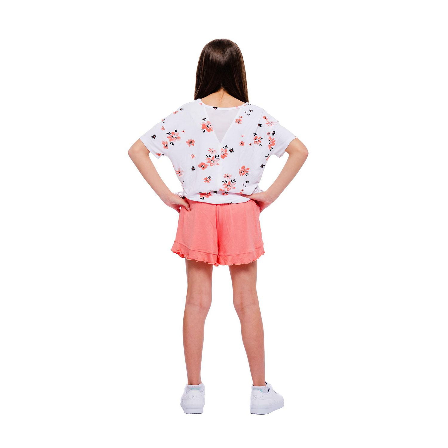 Girls Justice Mindful Short Sleeve Fashion Top