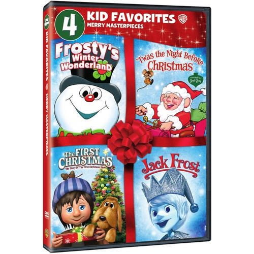 4 Kid Favorites: Merry Masterpieces - Frosty's Winter Wonderland / 'Twas The Night Before Christmas / The First Christmas / Jack Frost