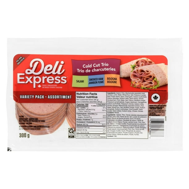 Deli Express Cold Cut Deli Meat Variety Pack, 300 g Walmart.ca