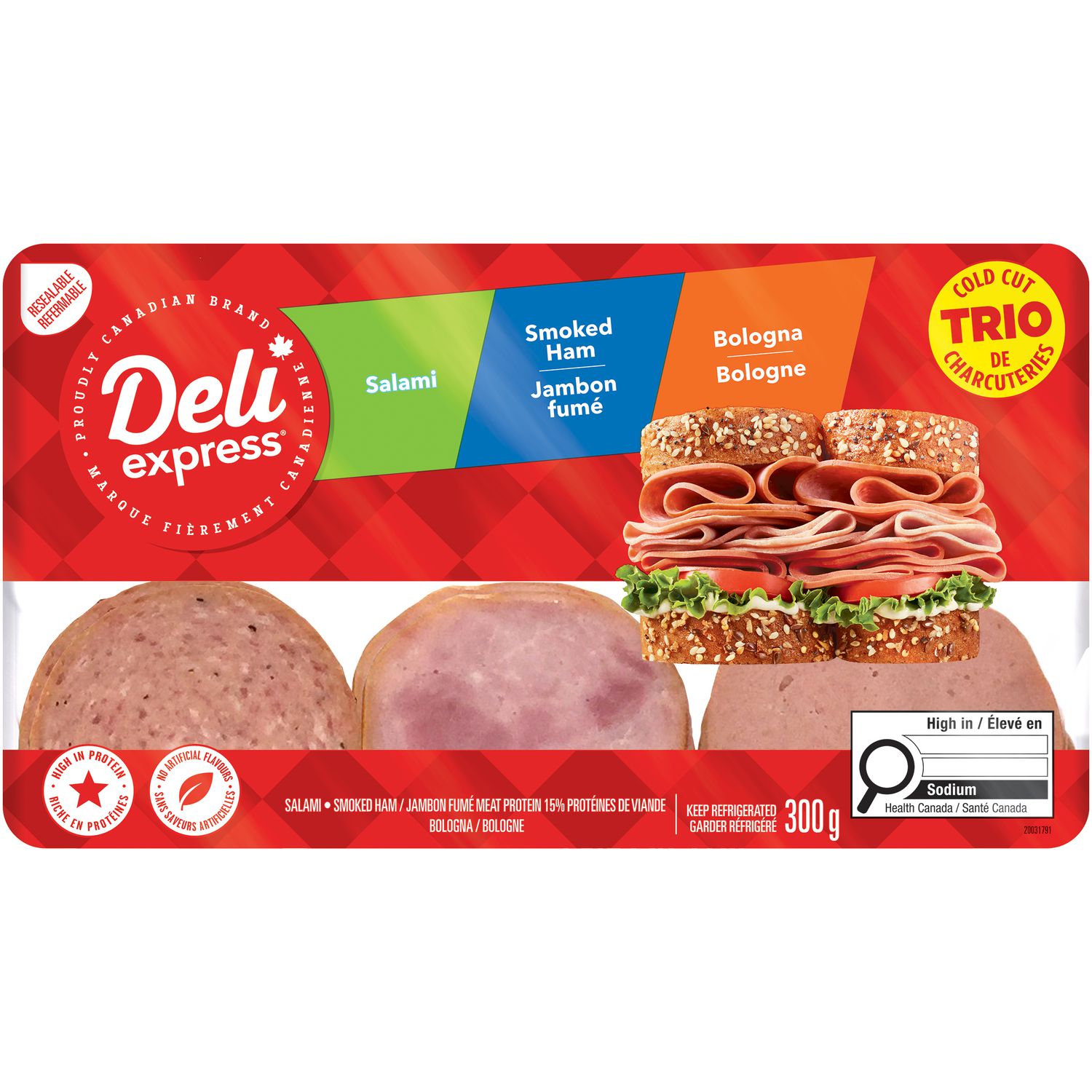 Deli Express Cold Cut Deli Meat Variety Pack, 300 g