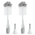 thumbnail image 1 of Munchkin Brosse à bouteille en éponge, gris, paquet de 2, 1 of 5