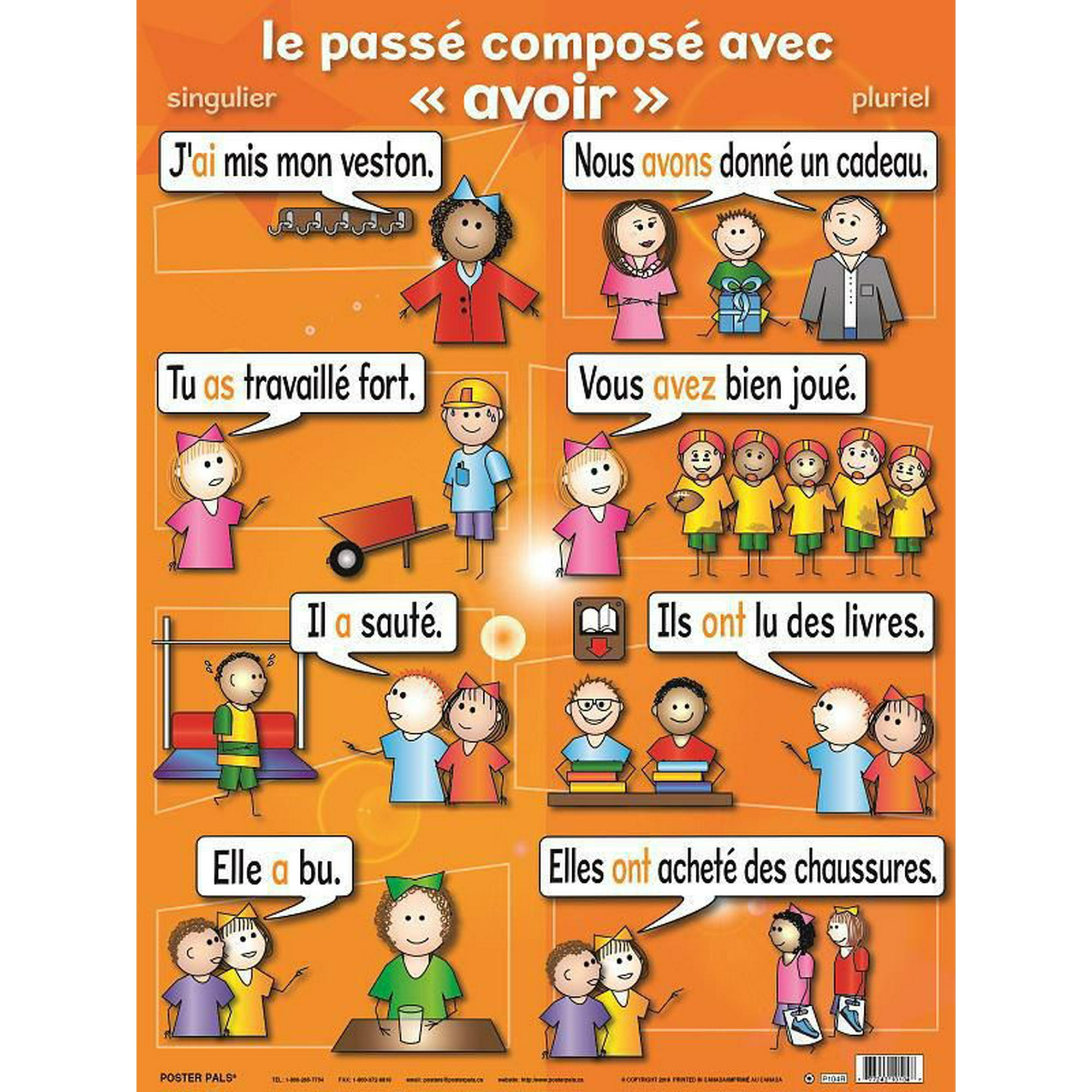 Bonjour ça va bien? [P14] - $5.99 : Poster Pals - French & Spanish