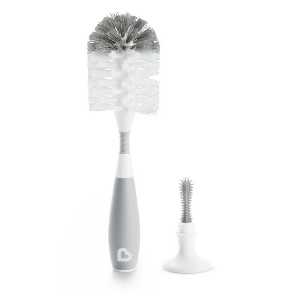 Brosse à biberons Munchkin, gris