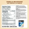 thumbnail image 3 of Vanilla Milkshake, 100% Whey Protein Powder, 25 g protein and 2 g sugar/scoop, 453 g/1 lbs, 3 of 6