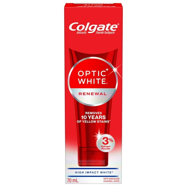 Dentifrice blanchissant Colgate Optic White Renewal High Impact White 70 ml