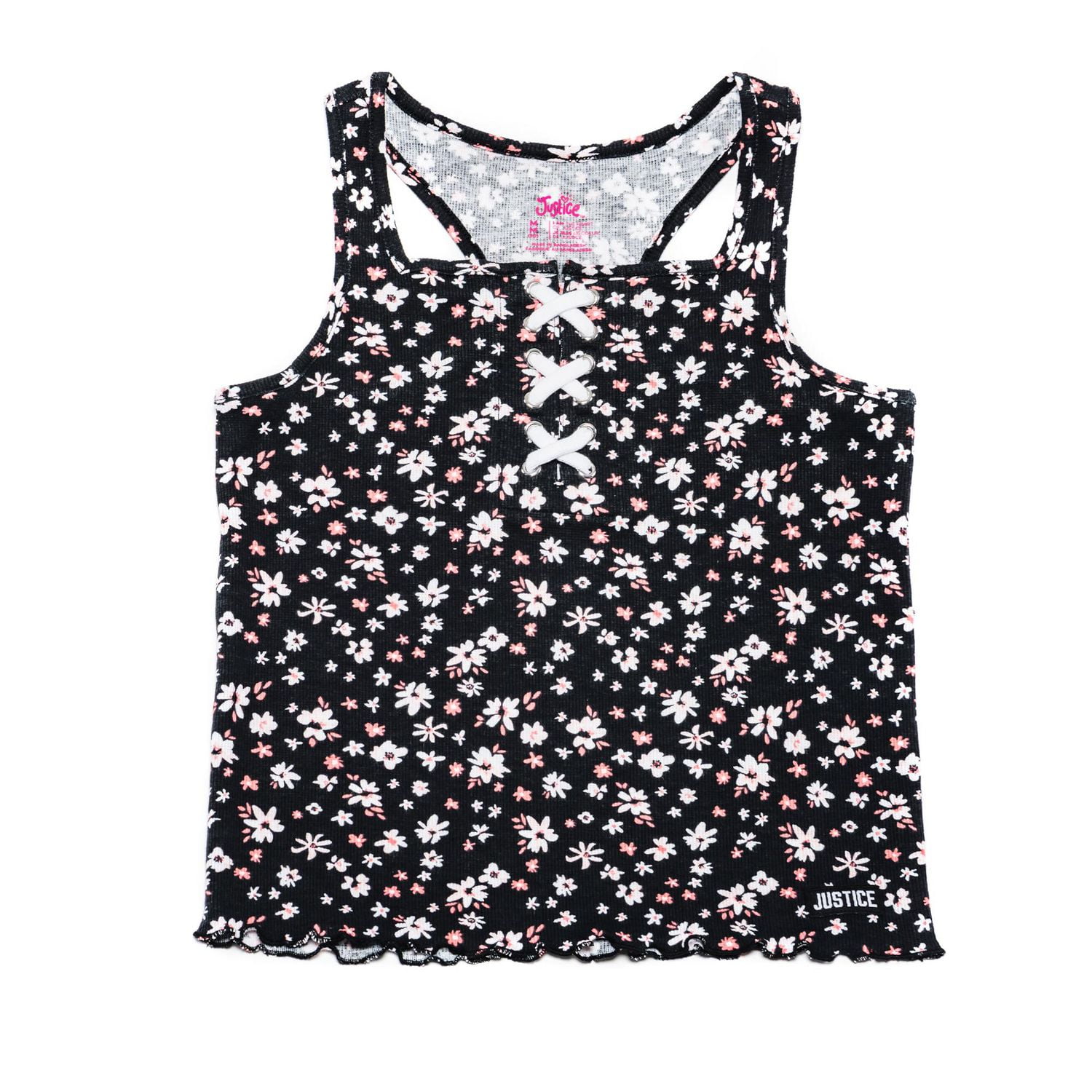 Filles Justice Fleurs sur le débardeur de mode de fleurs