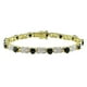 Miadora Bracelet en argent doré avec diamants et saphirs - 7 1/4 po – image 1 sur 1