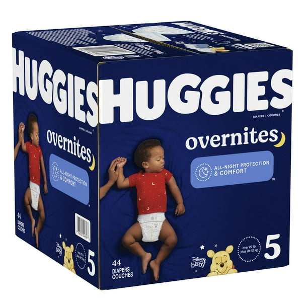  Huggies Overnites Nighttime Diapers, Size 6, 48 Ct : Baby