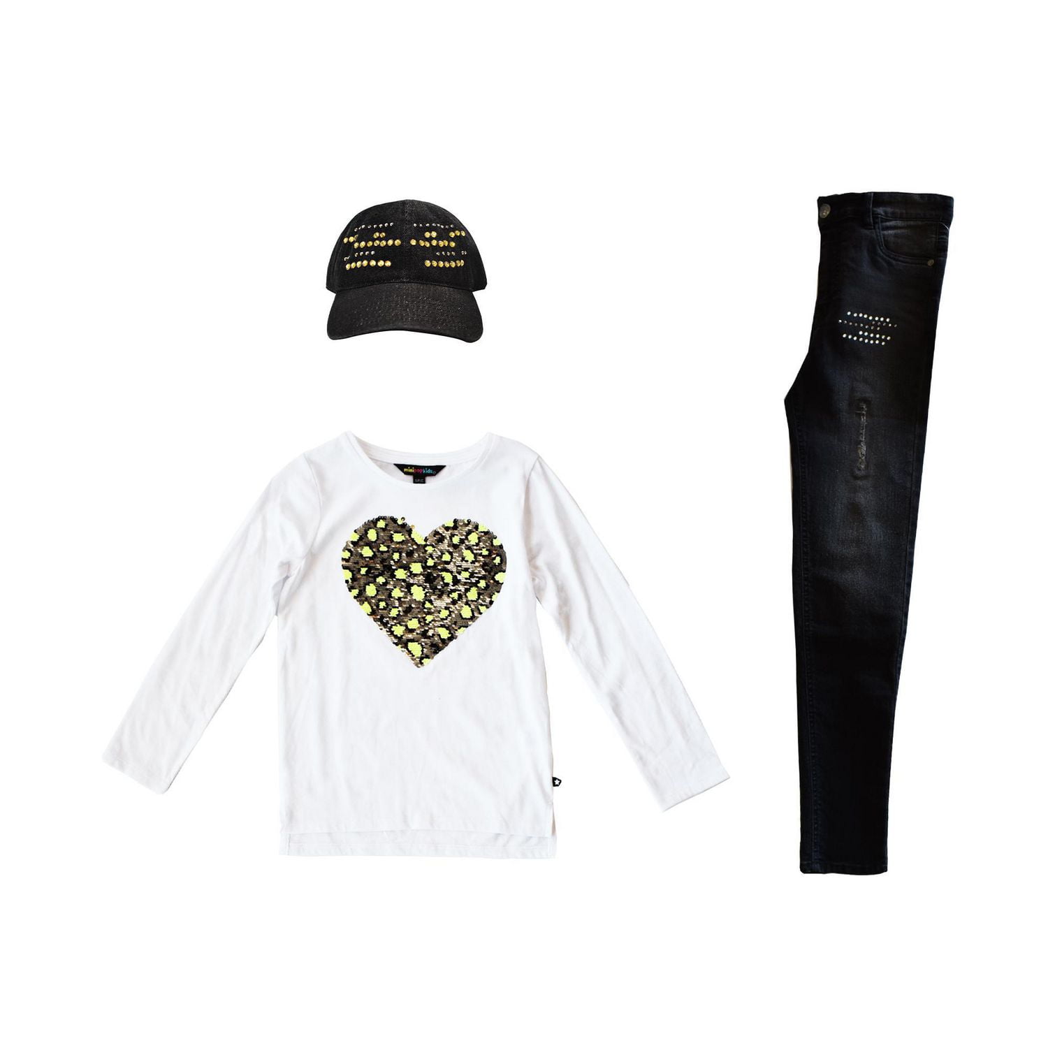 Girls Mini Pop Kids Animal Lover Long Sleeve T-Shirt