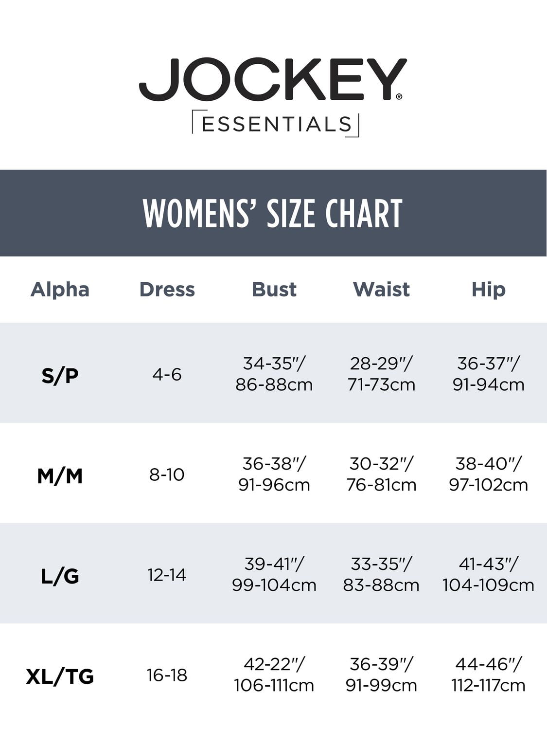 Jockey Essentials Women's Hi-Waist Slimming Brief