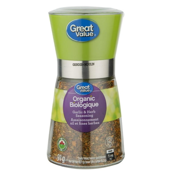 Great Value Organic Garlic and Herb Seasoning Walmart.ca