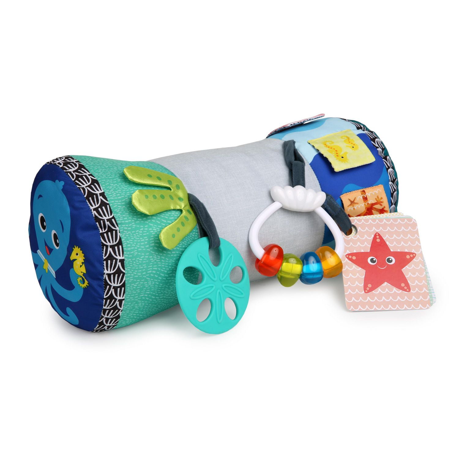 Baby Einstein Rhythm of the Reef Prop Pillow Tummy Time, Sensory