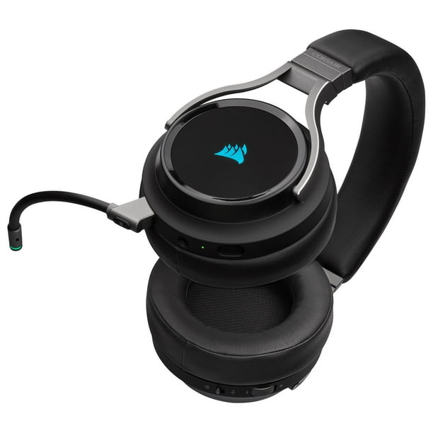 Corsair Virtuoso RVB, casque gaming sans fil avec son surround 7.1 et 20  heures d'autonomie