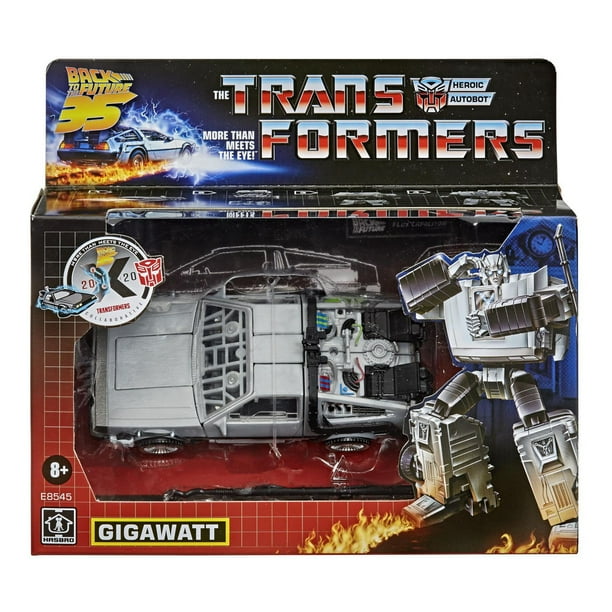 Delorean Retour vers le futur Transformers Figurine Collector