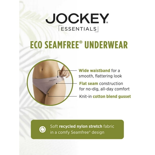 Jockey® Essentials Women's Seamfree® Eco Hipster - 3 Pack, Eco