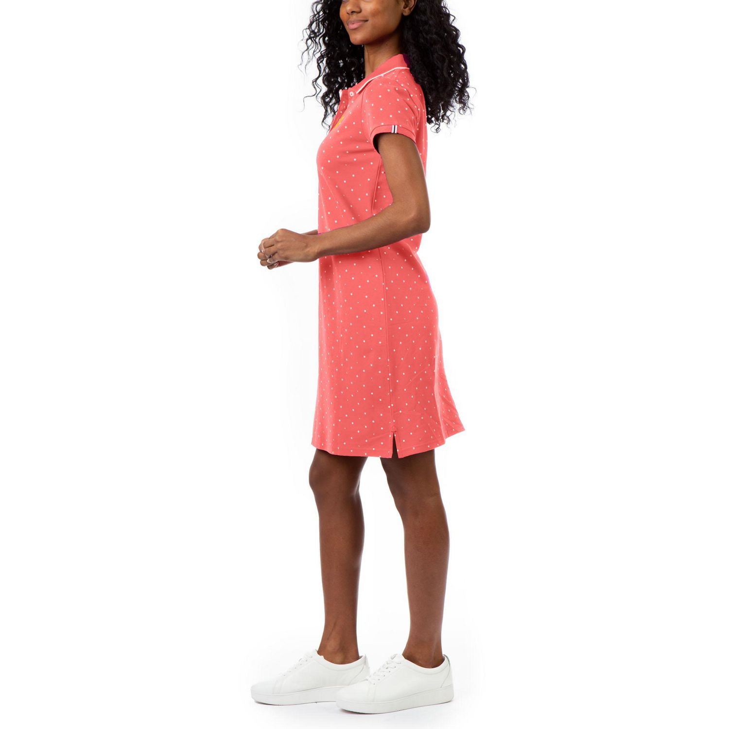 U.S. Polo Assn Robe à pois pour femme