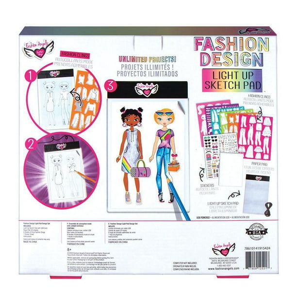 Fashion Angels Fashion Design Light Pad Sketch Set 