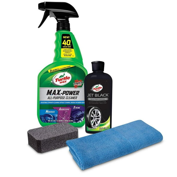 Turtle Wax Jet Black Tire and Trim Coating Kit - Walmart.ca