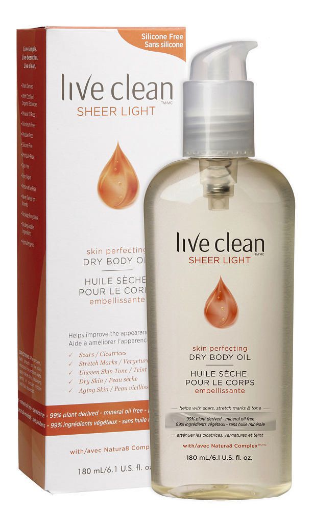 Live Clean Sheer Light Dry Body Oil Walmart Canada