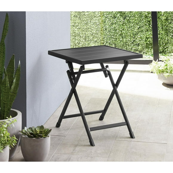 Mainstays Folding Side Table, Durable steel frame