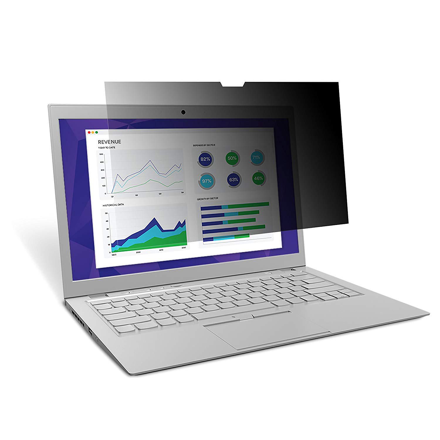 Filtre de confidentialité 3M(MC) pour ordinateurs portatifs à écran tactile, 31,75 cm (12,5 po)